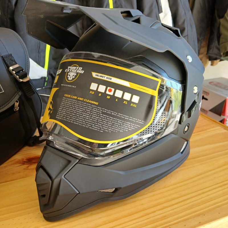 casco dakar mate