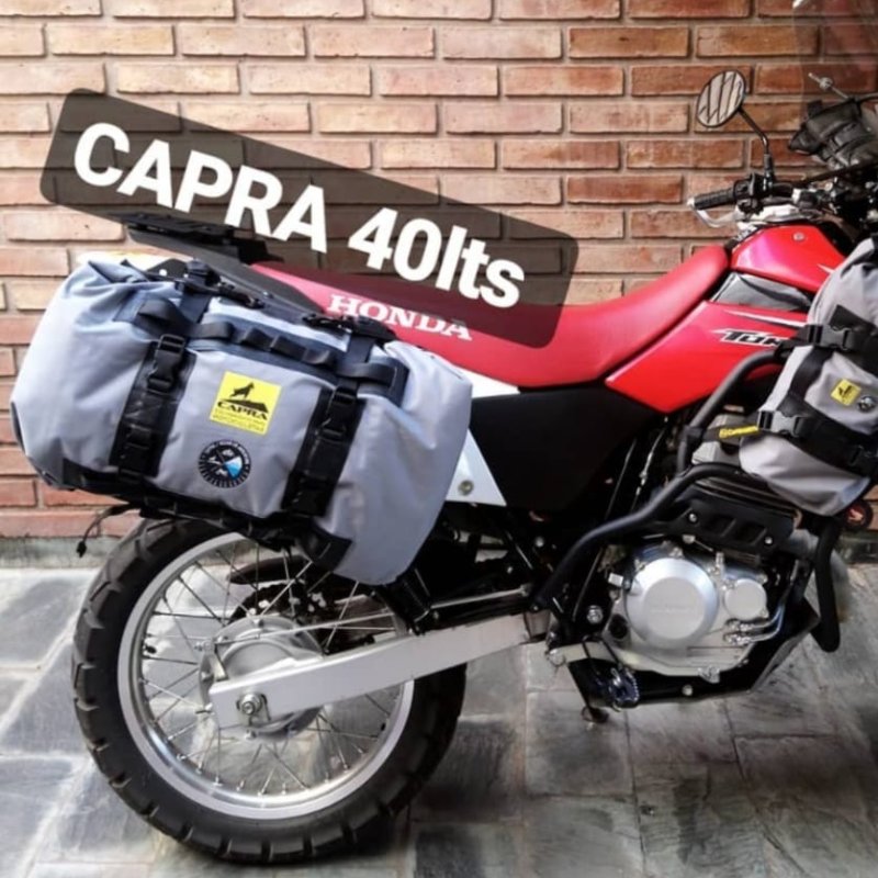 Bolso estanco Capra Turismo 40 litros de Cordura 600D impermeable para viaje en moto