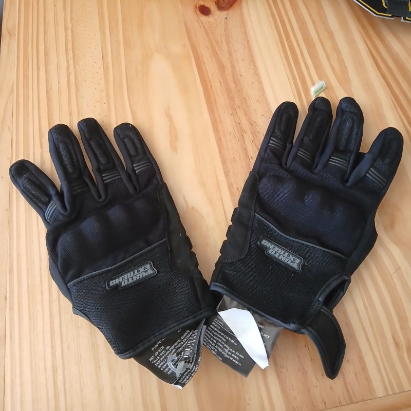 Ajuste con abrojo en puño para guantes de moto Punto Extremo GU 2330